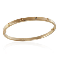 Cartier Yellow Gold Diamond Small Model Love Bracelet 5
