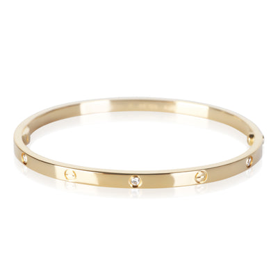 Cartier Yellow Gold Diamond Small Model Love Bracelet fv