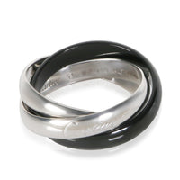 Cartier White Gold Classic Trinity Ring fv
