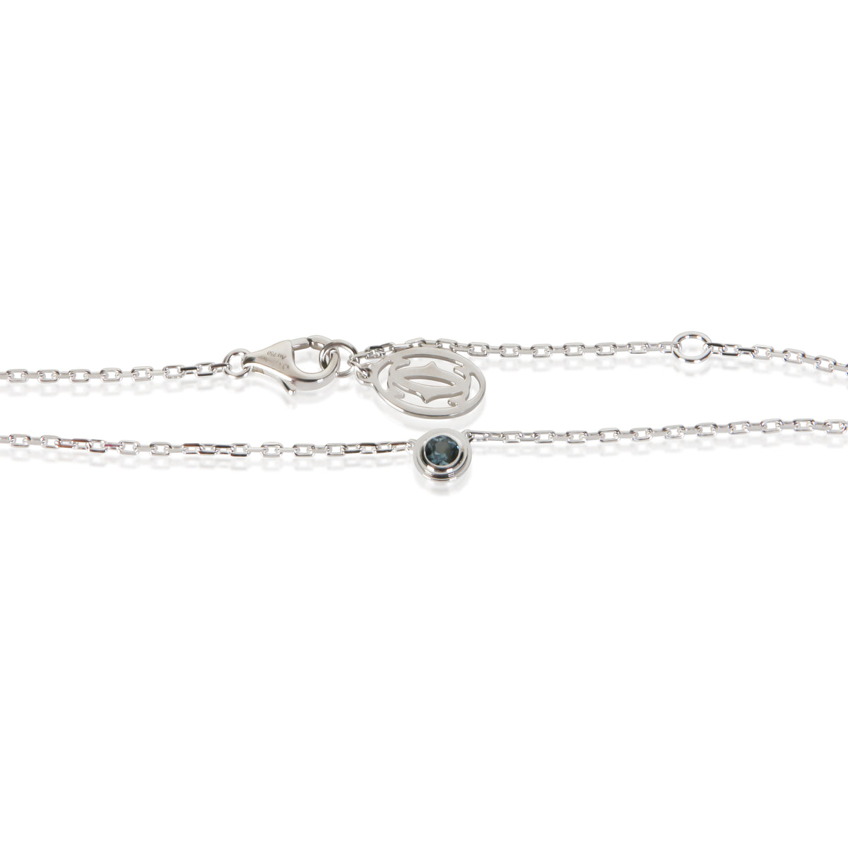 Cartier White Gold Sapphire D'amour Pendant 2