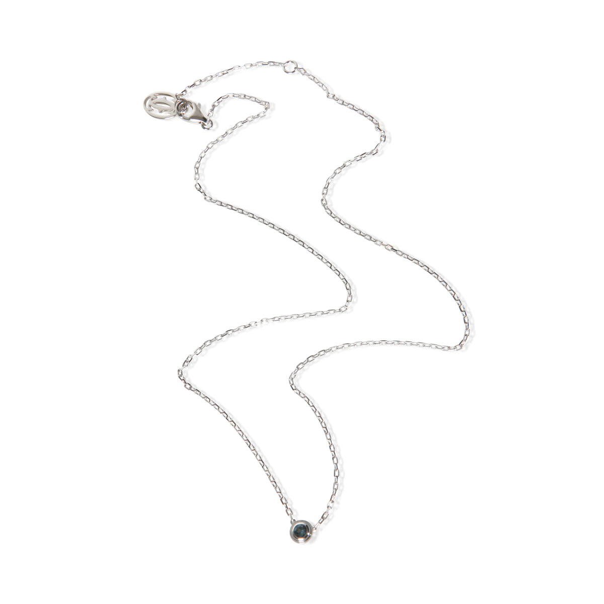 Cartier White Gold Sapphire D'amour Pendant 3