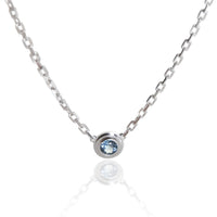 Cartier White Gold Sapphire D'amour Pendant fv