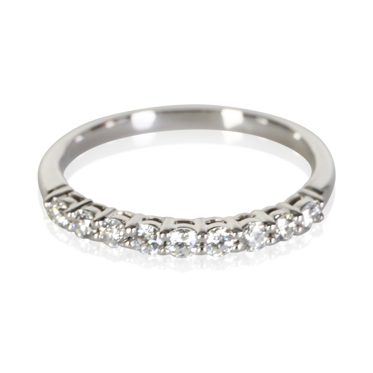Tiffany & Co. Platinum Diamond Tiffany Forever Band fv