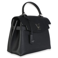 Louis Vuitton Black Grained Calfskin Lockme Ever MM Handbag 3