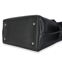 Louis Vuitton Black Grained Calfskin Lockme Ever MM Handbag 6
