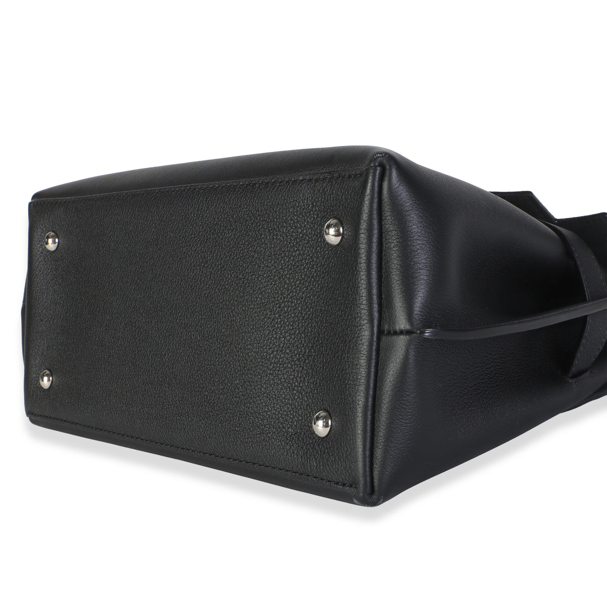 Louis Vuitton Black Grained Calfskin Lockme Ever MM Handbag 6