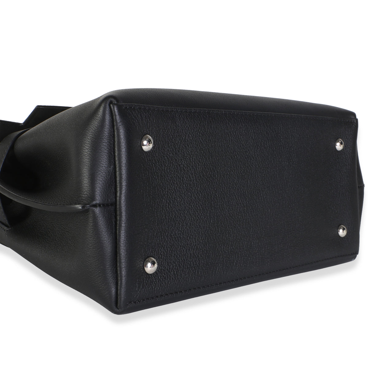 Louis Vuitton Black Grained Calfskin Lockme Ever MM Handbag 7