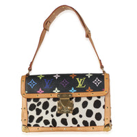 Louis Vuitton x Takashi Murakami Multicolor Monogram Canvas Pony Hair Dalmatian Handbag id