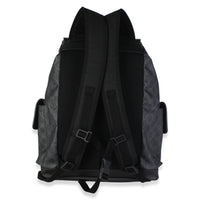 Gucci Black Soft GG Supreme Canvas Calfskin Web Double Buckle Backpack Handbag 4