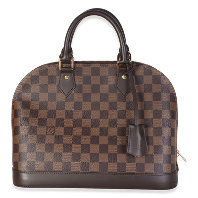 Louis Vuitton Damier Ebene Canvas Alma PM Handbag id