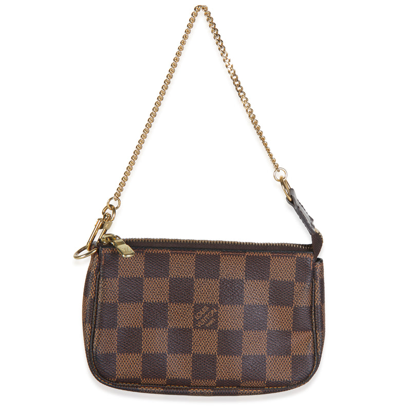 Louis Vuitton Damier Ebene Canvas Mini Pochette Accessoires Handbag id