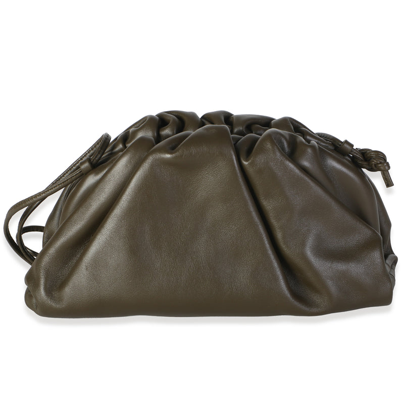 Bottega Veneta Kaki Fondente Butter Calfskin The Mini Pouch Handbag id