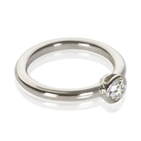 Tiffany & Co. 0.38 ct Round Brilliant Diamond Bezet Solitaire Engagement Ring 2