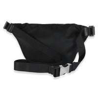 Prada Black Re Nylon Saffiano Logo Plate Belt Bag Handbag 5