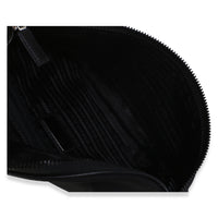 Prada Black Re Nylon Saffiano Logo Plate Belt Bag Handbag 9