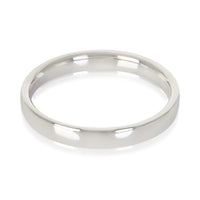 Tiffany & Co. Platinum 3mm Flat Wedding Band 3