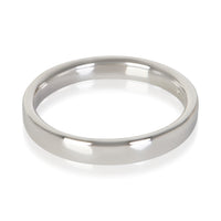 Tiffany & Co. Platinum 3mm Flat Wedding Band 2