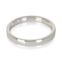Tiffany & Co. Platinum 3mm Flat Wedding Band 3