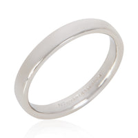 Tiffany & Co. Platinum 3mm Flat Wedding Band 4