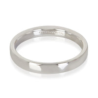 Tiffany & Co. Platinum 3mm Flat Wedding Band fv
