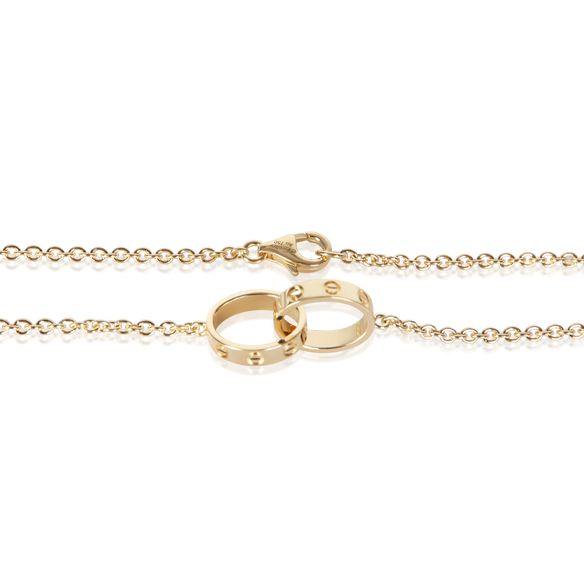 Cartier Yellow Gold Love Necklace fv