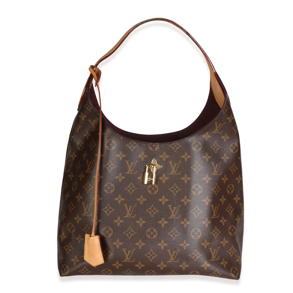 Louis Vuitton Monogram Canvas Flower Hobo Handbag id