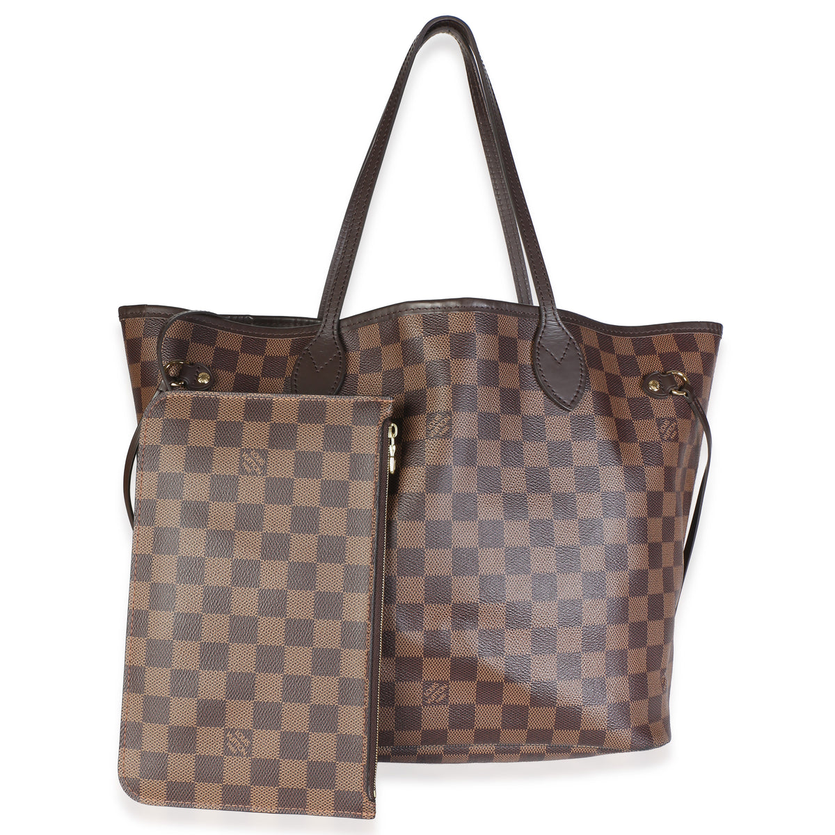 Louis Vuitton Damier Ebene Canvas Neverfull MM Handbag id