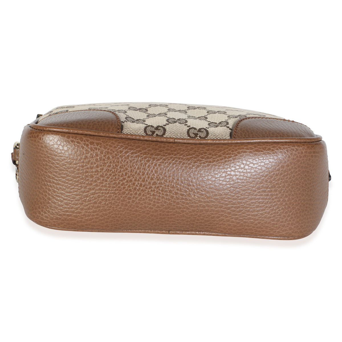 Gucci Beige Tobacco Dollar Calfskin GG Canvas Mini Bree Messenger Bag Handbag 9