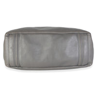 Chanel Grey Calfskin Mademoiselle Lock Bijoux Chain Tote Handbag 6
