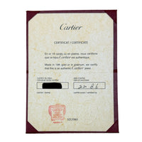 Cartier Yellow Gold Diamond Love Necklace box