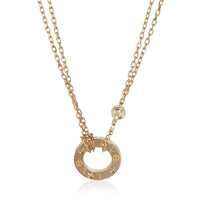 Cartier Yellow Gold Diamond Love Necklace fv