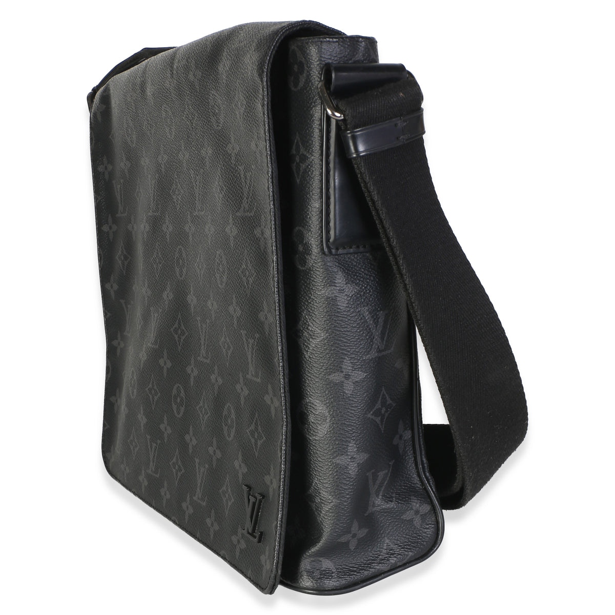 Louis Vuitton Monogram Eclipse Canvas District MM Handbag 2