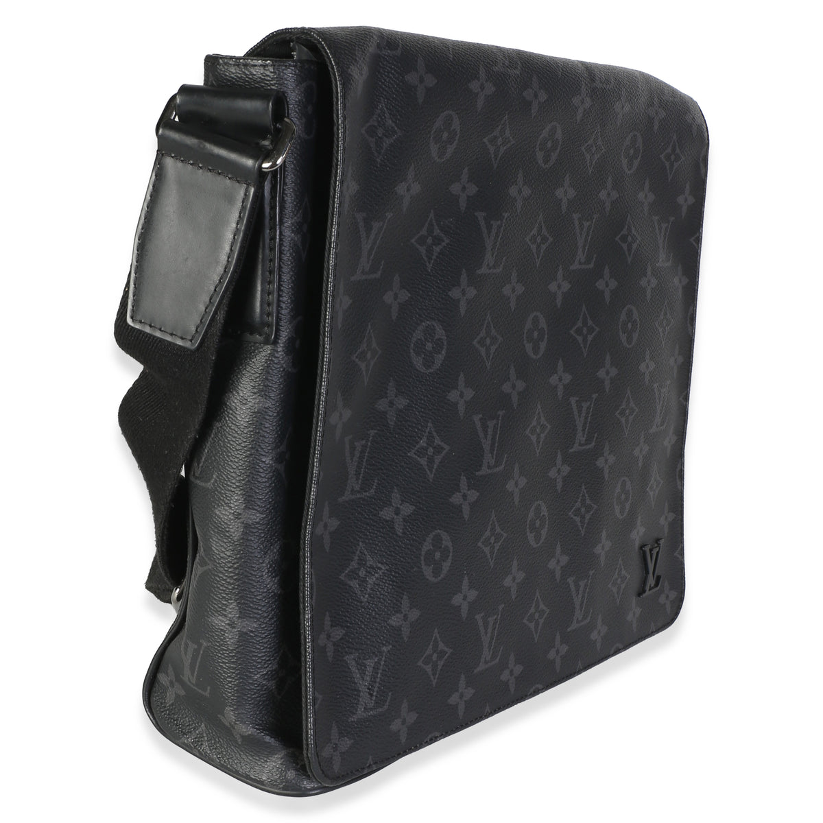 Louis Vuitton Monogram Eclipse Canvas District MM Handbag 3