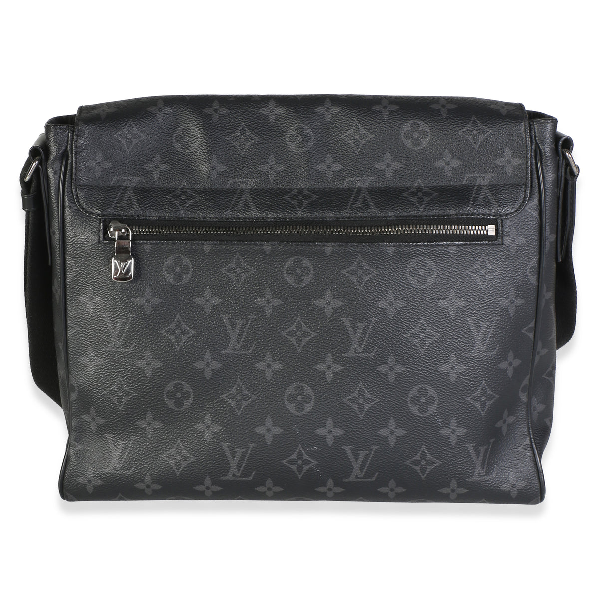 Louis Vuitton Monogram Eclipse Canvas District MM Handbag 4