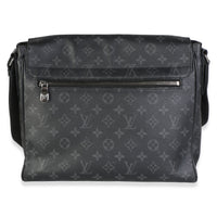Louis Vuitton Monogram Eclipse Canvas District MM Handbag 4