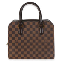 Louis Vuitton Damier Ebene Canvas Triana PM Handbag fv