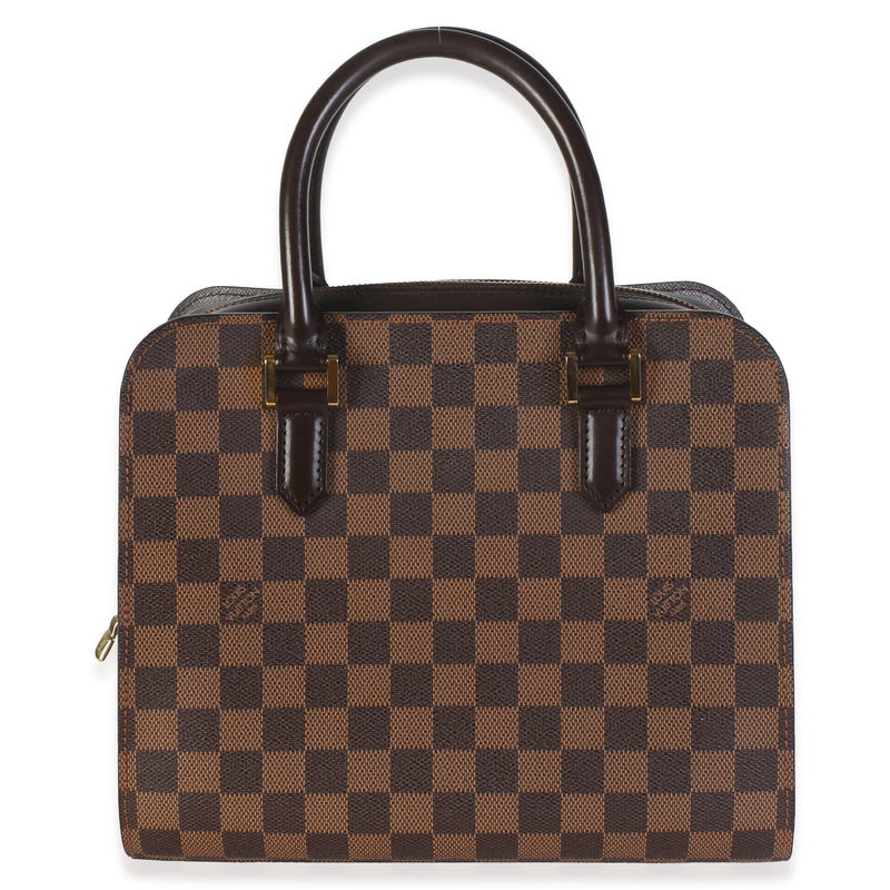 Louis Vuitton Damier Ebene Canvas Triana PM Handbag fv