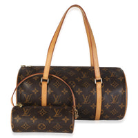 Louis Vuitton Monogram Canvas Papillon 30 With Companion Handbag fv