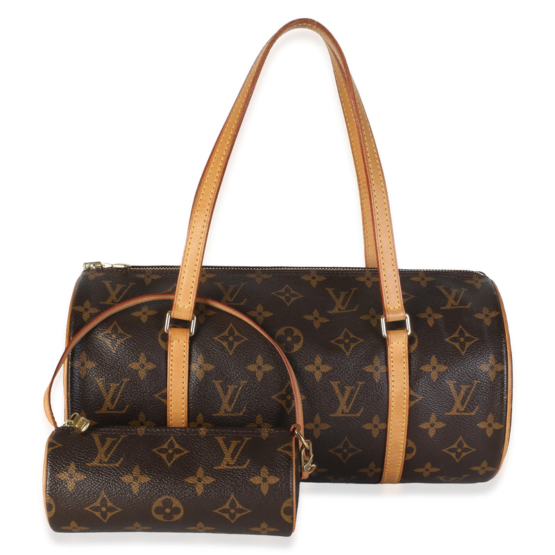 Louis Vuitton Monogram Canvas Papillon 30 With Companion Handbag fv