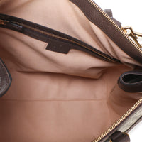Gucci Beige GG Supreme Monogram Web Medium Ophidia Tote Handbag 8