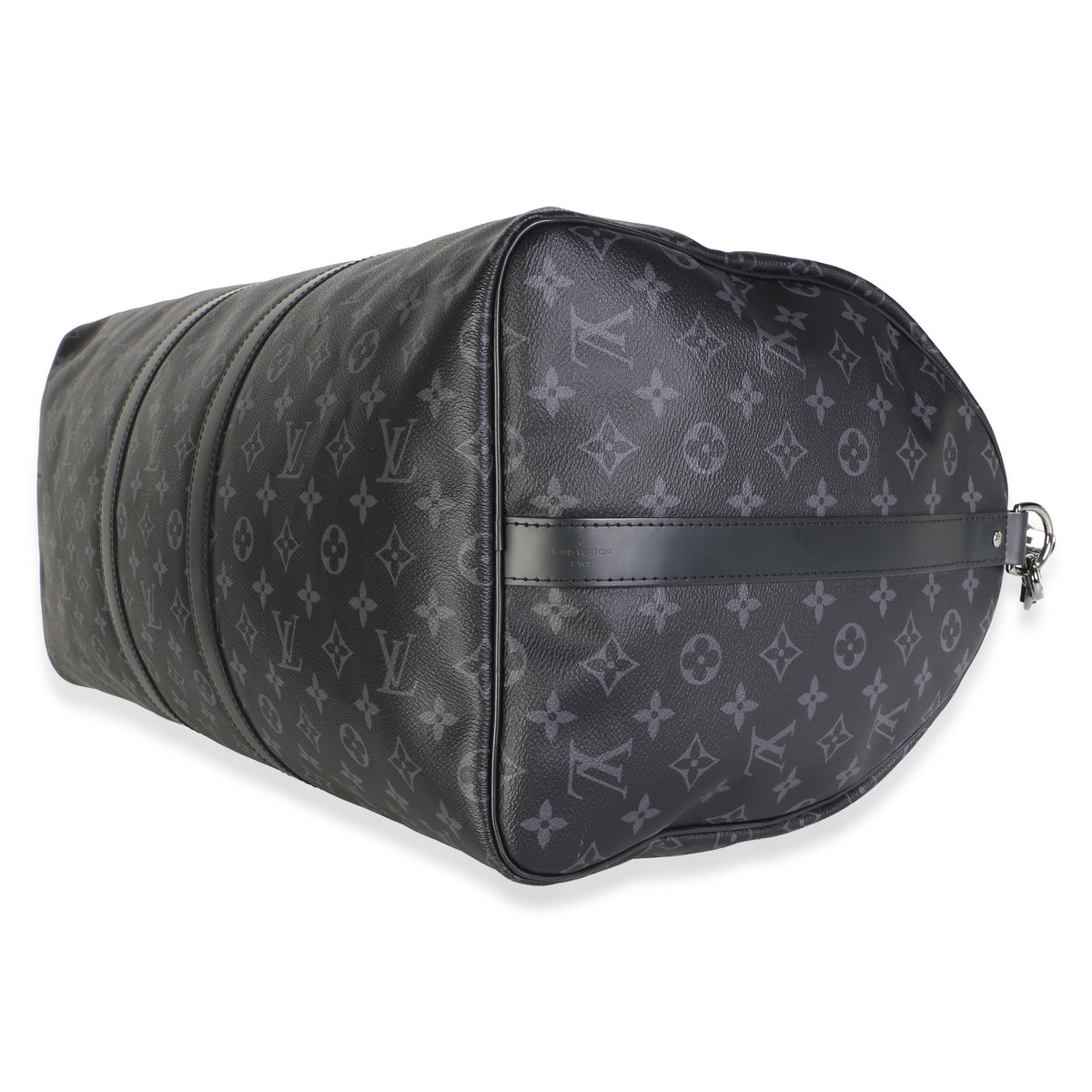 Louis Vuitton Monogram Eclipse Canvas Keepall Bandouliere 55 Handbag 6