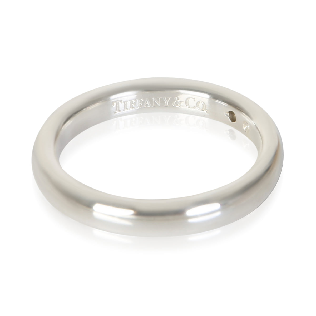 Tiffany & Co. Sterling Silver Diamond Elsa Peretti Stacking Ring 3