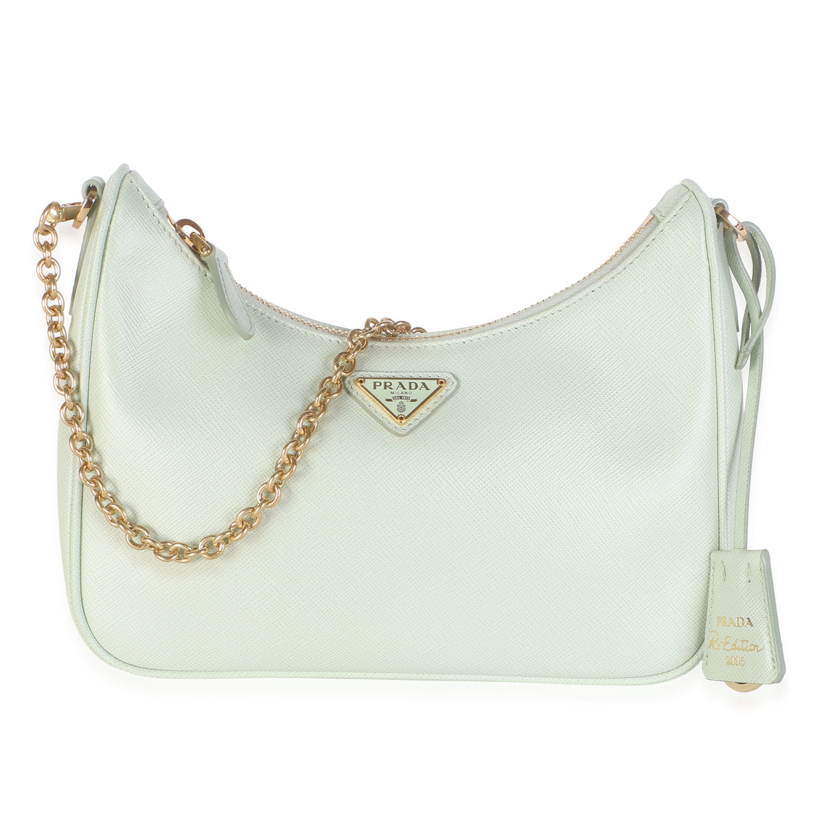Prada Acqua Green Saffiano Re Edition 2005 Bag Handbag id