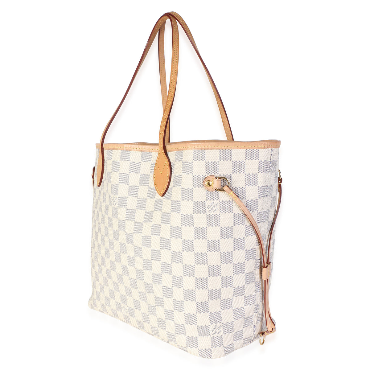 Louis Vuitton Damier Azur Canvas Neverfull MM Handbag 2