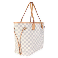 Louis Vuitton Damier Azur Canvas Neverfull MM Handbag 3