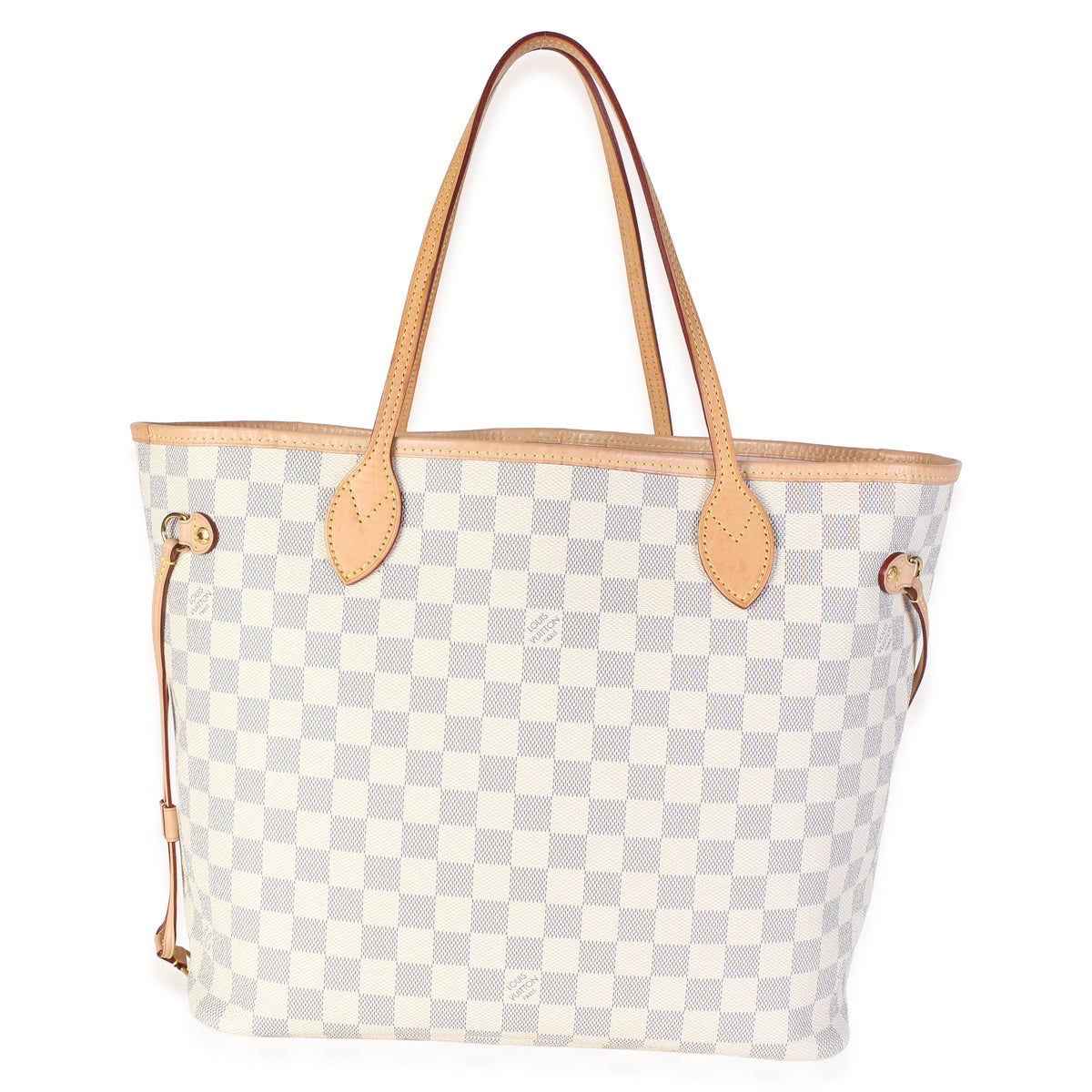 Louis Vuitton Damier Azur Canvas Neverfull MM Handbag 4