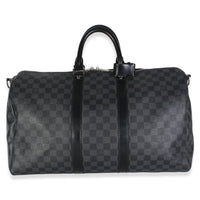 Louis Vuitton Damier Graphite Canvas Keepall Bandouliere 45 Handbag 4