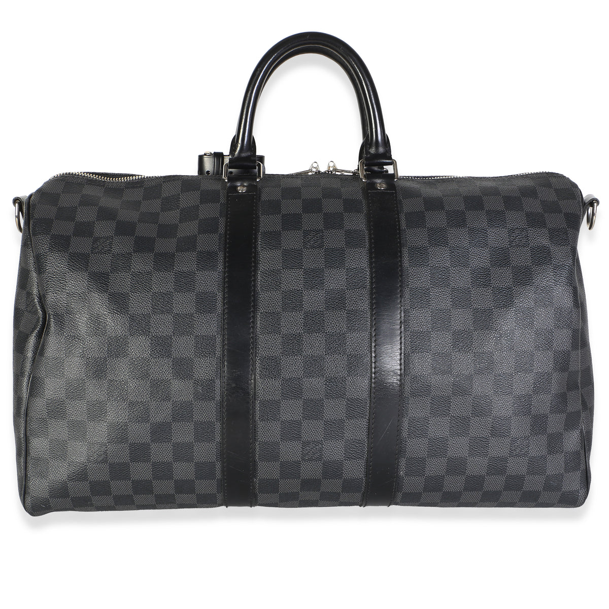 Louis Vuitton Damier Graphite Canvas Keepall Bandouliere 45 Handbag fv