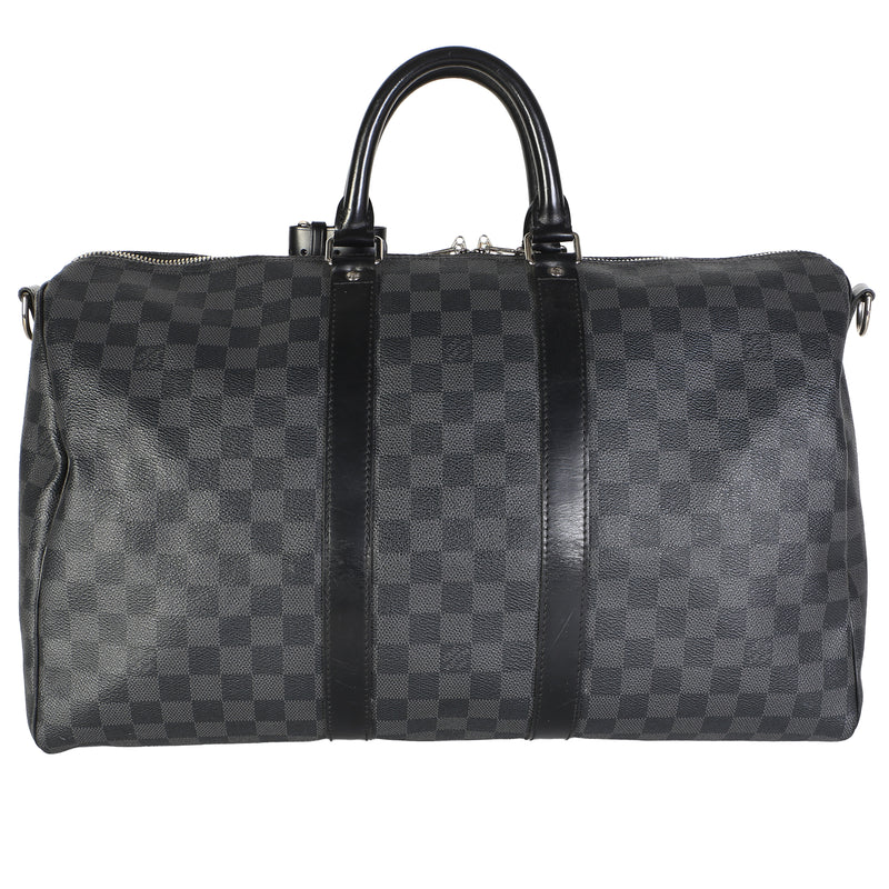 Louis Vuitton Damier Graphite Canvas Keepall Bandouliere 45 Handbag id