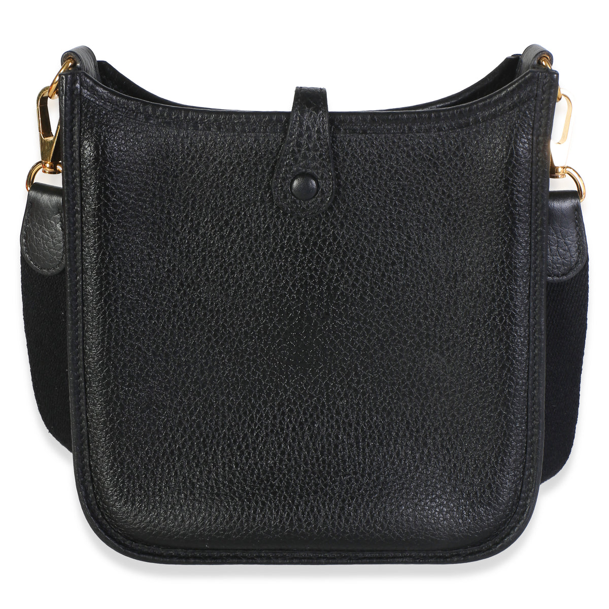 Hermès Black Clemence Mini Evelyne TPM 16 GHW Handbag 4